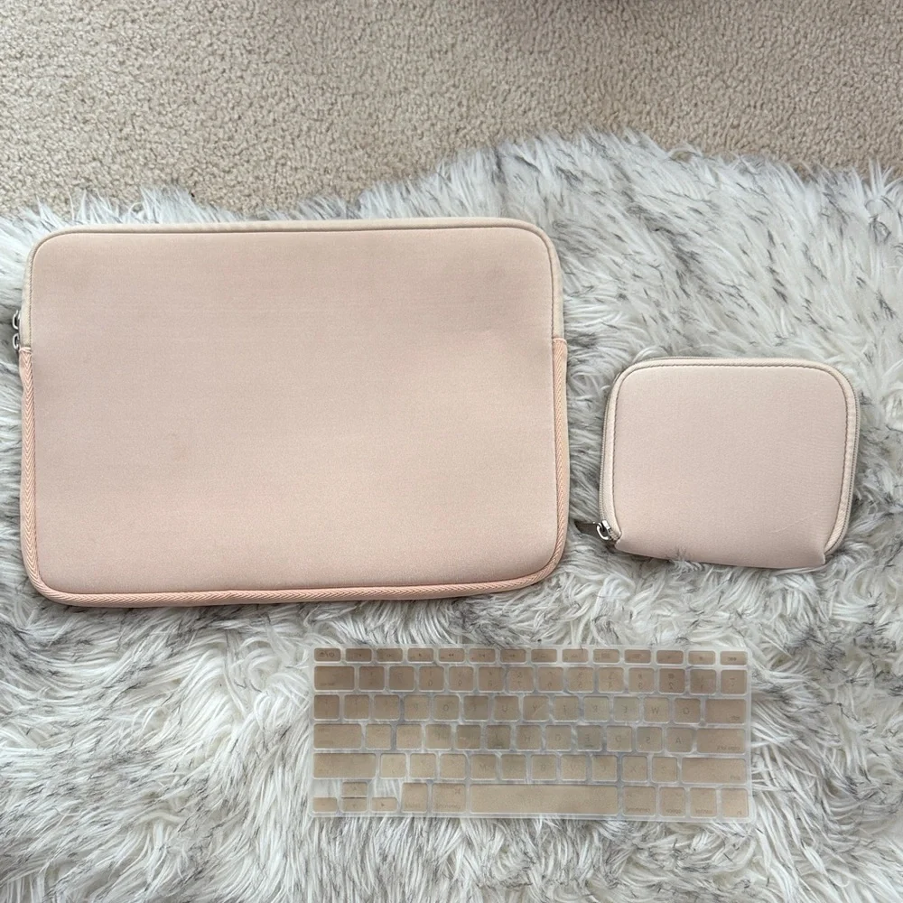 Tan 13” Laptop Sleeve and Accessory Set